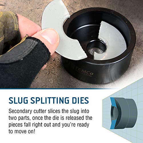 TEMCo Hydraulic Knockout Punch TH0004 Electrical Conduit Hole Cutter