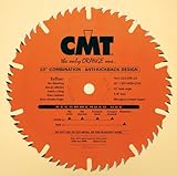 CMT 215.060.12 Industrial Combination Saw Blade, 12-Inch x 60 Teeth 4ATB+1TCG Grind with 1-Inch Bore, PTFE Coating