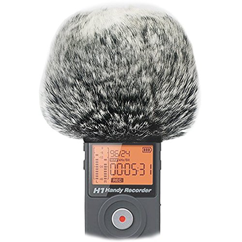 Microphone furry windscreen wind cover for zoom h1