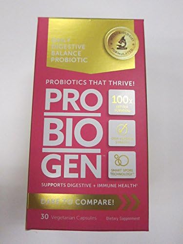 Probiogen Digestive + Immune Probiotic, 30 Vegetarian Capsules (Pack of 2)