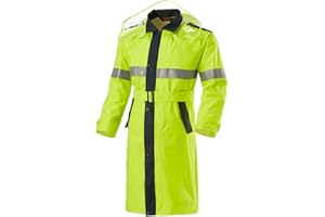 TAEKWANG RAINWEAR TK-RAINWEAR R693 premium rain coat (waterproof/light weight/windbreak) Reflective belt, Men Women Adults rainwear