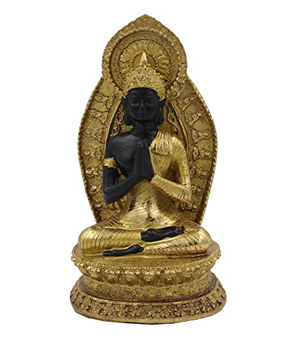 DharmaObjects Tibetan Gold Blessing Buddha Asian Art Decor Statue