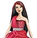 Barbie All Dolled Up STARDOLL Brunette Doll Red Dress - Mix and Match Trendy, Original Fashions and Accessories
