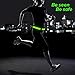 BSEEN Led Running Belt USB Rechargeable Reflective Waist Pack High Visibility Fanny Pocket for Running, Camping, Walking, Cycling (Green)