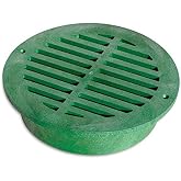 National Diversified Sales 1250 12" Round Green Sewer &amp; Drain Grate