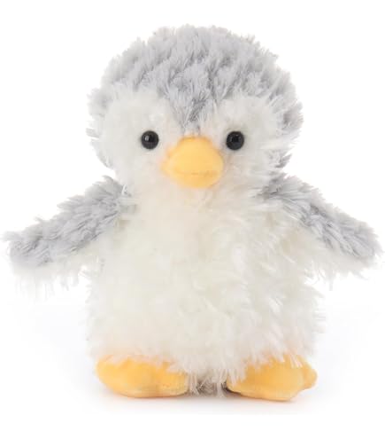 Apricot Lamb Dark Blue Velvet Penguin Soft Plush Toy Stuffed