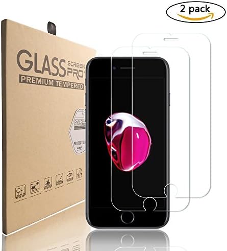 iPhone 6 Screen Protector Glass, ThriKgold Original Clear 9H Anti-fingerprints Tempered Glass Screen Protector for iPhone 6, iPhone 6s(2 Pack)