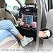 CARCHET Car Seat Back Organizer - Kick Mat Auto Seat Back Protector with Tablet Holder Multi-Pocket Travel Storage Bag for Baby Travel Accessories, Car SUV Vehicles Kids Toy Storage
