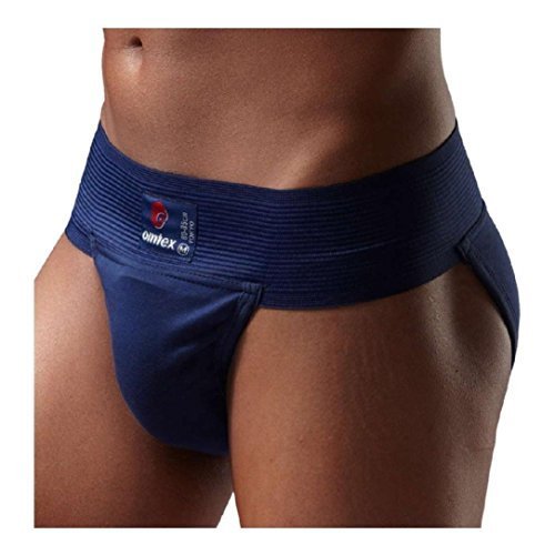 Omtex Athletic Cotton Gym Supporter Back Covered with Cup Pocket for