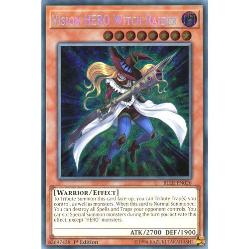 Yugioh Bllr En026 1st Ed Vision Hero Witch Raider Secret | Desertcart Gambia Yugioh Bllr En026 1st Ed Vision Hero Witch Raider Secret | Desertcart Gambia