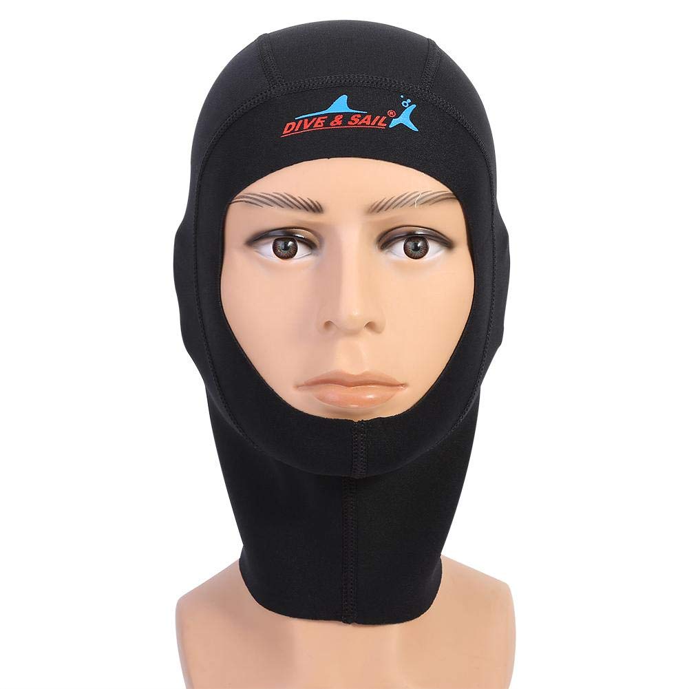 Tbest Wetsuit Hood 1mm/ m Neoprene Scuba Snorkeling Dive Diving Hood Surf Surfing Divers Hat Diving (L 1mm)