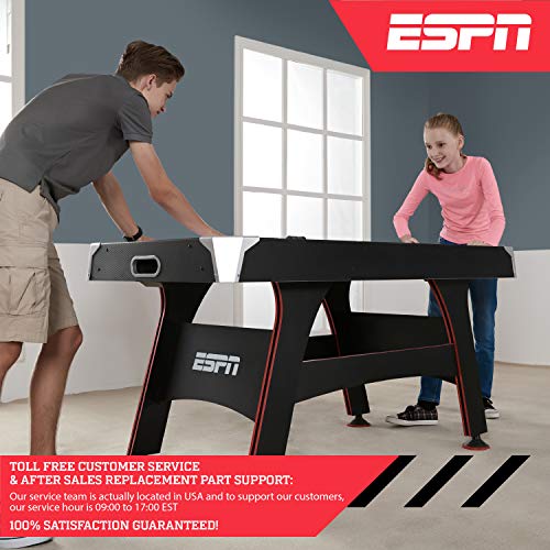 ESPN Sports Air Hockey Game Table Indoor Arcade Gaming Set with Electronic Score System