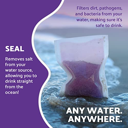 OTS Osmo Seal 4 Pack. Fresh & salt water filter Portable emergency