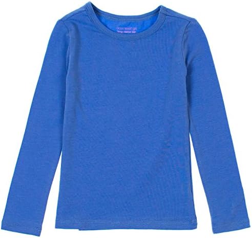 Downeast Girl Girls 2-6X Long Sleeve Tee 3T Blue Bonnet