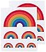 Tattly Temporary Tattoos, Rainbow, 0.1 Ounce