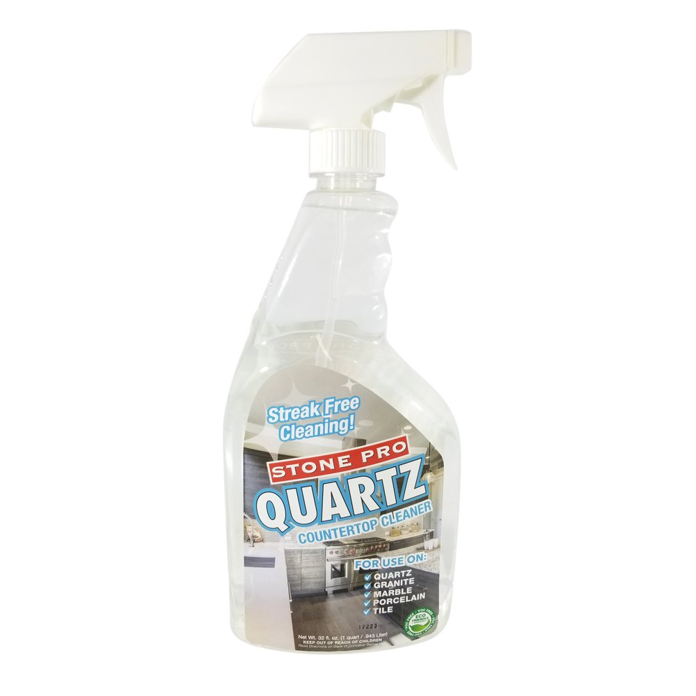 Stone Pro Quartz Countertop Cleaner - 32 Ounce Spray Bottle