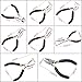 Jewelry Pliers,Jewellery Making Tools Beading Pliers Round Flat Wire Side Cutters Kit
