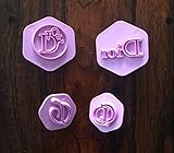 DESIGNER FASHION HANDBAG LOGO COOKIE CUTTER MOLD FOR CANDY CHOCOLATE FONDANT