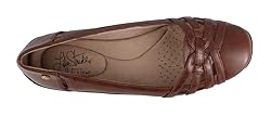 LifeStride Women's Diverse Flat, DARKTAN, 6 W US
