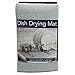 Kitchen Basics 585401 Dish Drying mat, Large, Gray