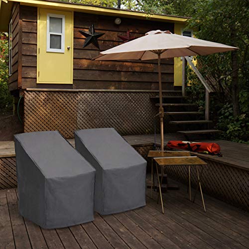 Patio Watcher 100 Waterproof Patio Lounge Chair Cover, Durable Outdoor