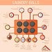 Wool Dryer Balls, Set of 6 Organic Laundry Balls for Dryer, Black, by InsideSmarts