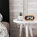 USCCE Home Small Digital Alarm Clock - 0-100% Dimmer, Easy to Set, Adjustable Alarm Volume with 5 Alarm Sounds, USB Charger, Snooze, 12/24Hr, Compact Clock for Bedrooms, Bedside, Desk(Wood Grain)