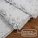 XAMSHOR Sequin Christmas Tree Skirt Soft Plush Mat White Faux Fur Holiday Party Decorations 48 Inch
