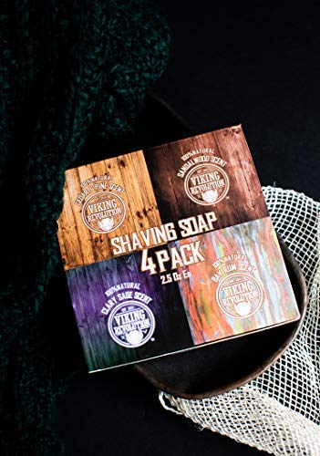 image for Viking Revolution Shaving Soap for Men - Shave Soap for Use with Shavi