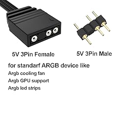 4 Pin to 3 Pin RGB Adapter for Corsair RGB