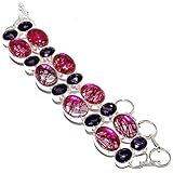 Red Rutilated Quartz, Amethyst Gemstone 925
