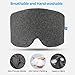 Cotton Sleep Mask Sleeping Eye Mask - Comfortable and Breathable Night Eye Mask for Men Women, Handmade Eye Blinder Blindfold Block Out Light, Night Companion Eye Shade for Travel/Sleeping/Shift Work