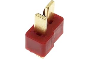 10PCS Anti-skidding Deans Plug T Style Connector Female/Male for RC Lipo Battery ESC Rc Helicopter HCHDTDT(10PCS Pulg)