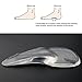 Kkika 1 Pair/2PCS Silicone Gel Orthotic Arch Pad Insole Flat Foot Care Relieve Pain Orthopedics Insert