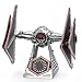 Fascinations Metal Earth 3D Metal Model Kits Star Wars Rise of Skywalker Set of 5 - D-O - First Order Treadspeeder - Sith Tie Fighter - Resistance A-Wing Fighter - Zorii's Y-Wing Fighter