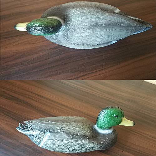 image for Tfwadmx Duck Decoys Realistic Plastic Mallard Hunting Green and Brown
