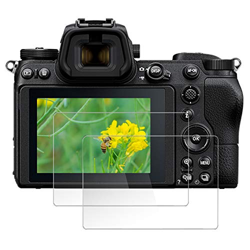 Screen Protector compatible Nikon Zf Z5 Z6 Z7 Z6II Z6III Z7II Z8 Z9, Tempered Glass Camera Protector Film for Nikon Z62 Z72 (3 Pack)