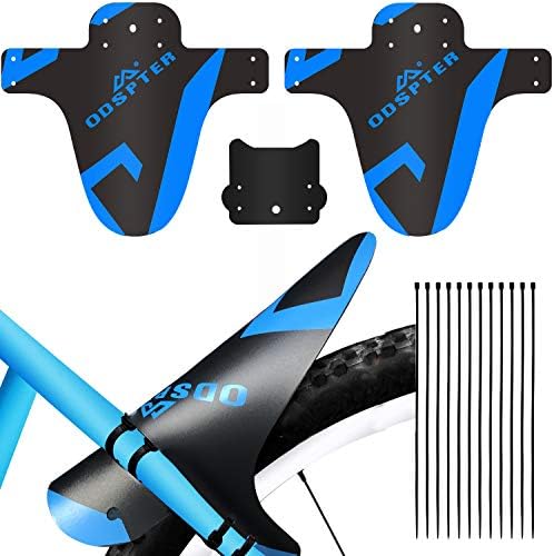 ODSPTER Bike Fender MTB Mud guards, Compatible Front Fender Bicycle Rear Mudguards for Mountain Bikes 16'' 20'' 24'' 26'' 27'' 27.5'' 28'' 29''inch Bicycle Cycling