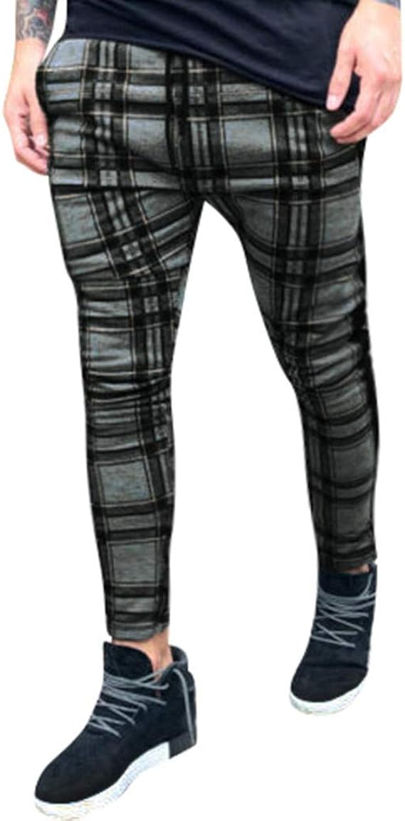 big mens plaid pants