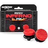 KontrolFreek FPS Freek Inferno for Playstation 4 (PS4) Controller | Performance Thumbsticks | 2 High-Rise Concave | Red