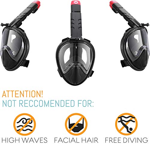 cozia design Snokel Set (Mask M + Fins (4.5 to 8.5))