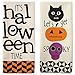 DII Halloween Kitchen Collection Printed Dishtowel Set, 18x28, Let's Get Spooky, 2 Piece