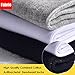 Women's Low Cut Socks,6 Pairs Ankle Socks for Women,Black White Grey Non Slip Cushioned Athletic Short Sock by Sioncy (Black + White + Grey)
