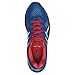 ASICS Men's Gel Kayano 22 Running Shoe, Blue/White/Fiery Red, 9 M US