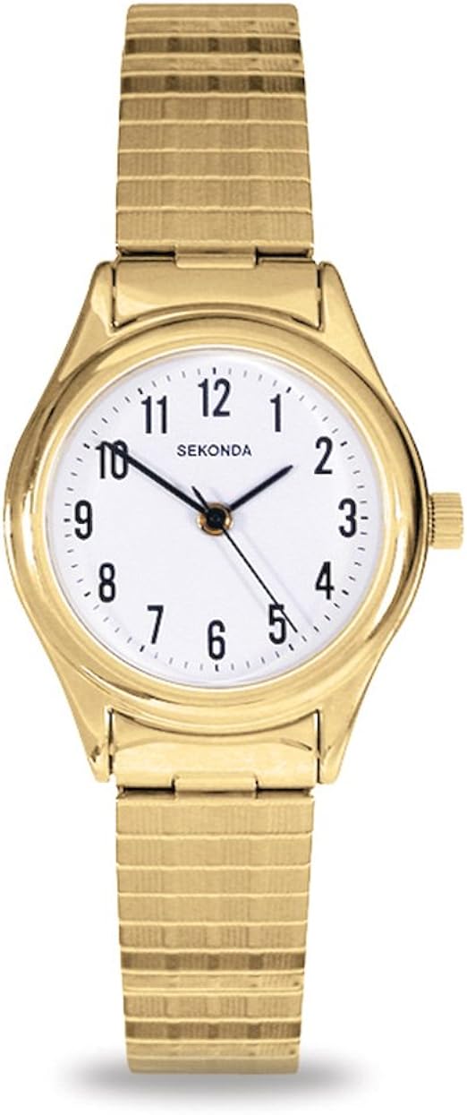 Sekonda Model 4602.27 Ladies Gold Plated Analogue Expander Watch