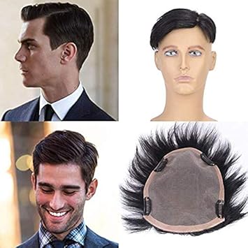 Amazon Com Ivy Hair Virgin Human Hair Toupee For Men Natural