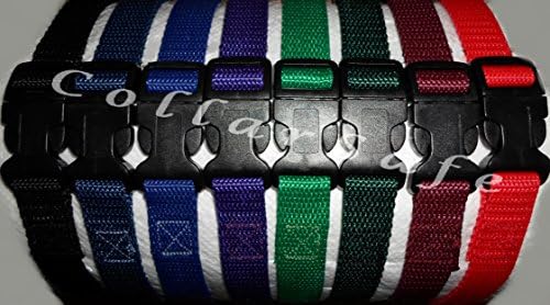 CollarSafeSet of 2 Basic Replacement Collar - Weaves NO Holes! Fits Most 3/4" Width Rechargeable Style Modules - Fits Petsafe Stay & Play, Sonic Bark, Yard & Park, Pawz Away, Sportdog YardTrainer