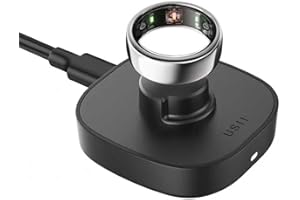 VOVELF Compatible with Oura Ring Gen3 Charger, Upgraded Safety Mechanism and USB-C Cable Charger One-Step Charging Dock for Smart Ring (Size 8)