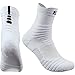 3-Pack Men's Athletic Cushion Quarter Ankle Sock Performance Cotton Compression Sport Basketball Arch Support Socks,Size 6-12