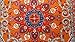 Generations pre8023Orange_6x8 Oriental Traditional Isfahan Persian Area Rug, 5' x 8', Light Blue/Navy/White/Orange/Yellow/Crimson Red